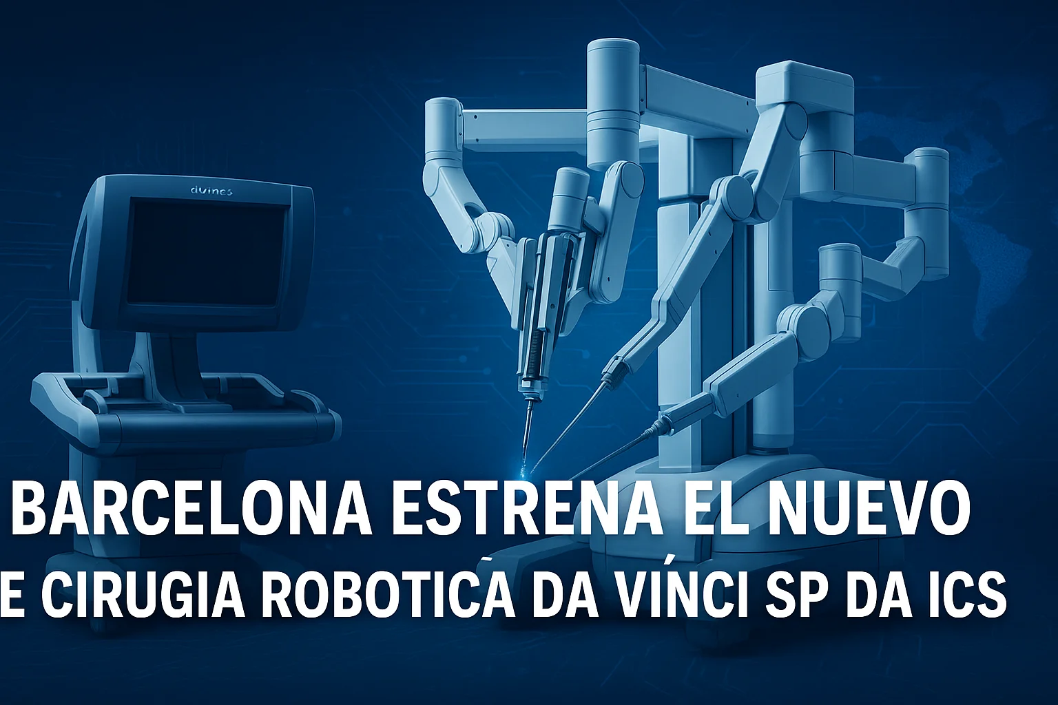 Barcelona estrena el nuevo robot de cirugía robótica Da Vinci SP